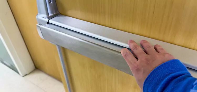Installing a Push Bar on a Door Hobbs